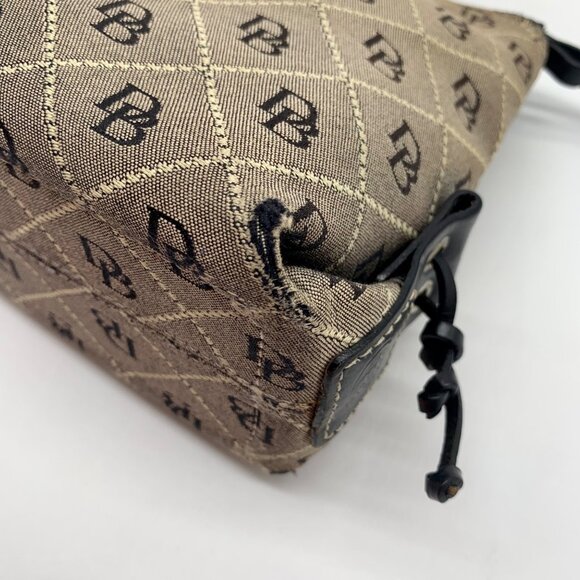 Dooney & Bourke Signature Canvas Tassel Shoulder Bag - Picture 9 of 11